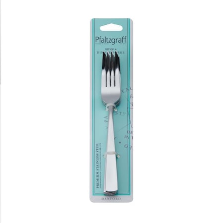 Pfaltzgraff Pfaltzgraff Silver Stainless Steel Dinner Fork Dinner Fork Set 6 pc 5243535